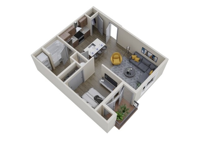 Floorplan - Markwood Apartments