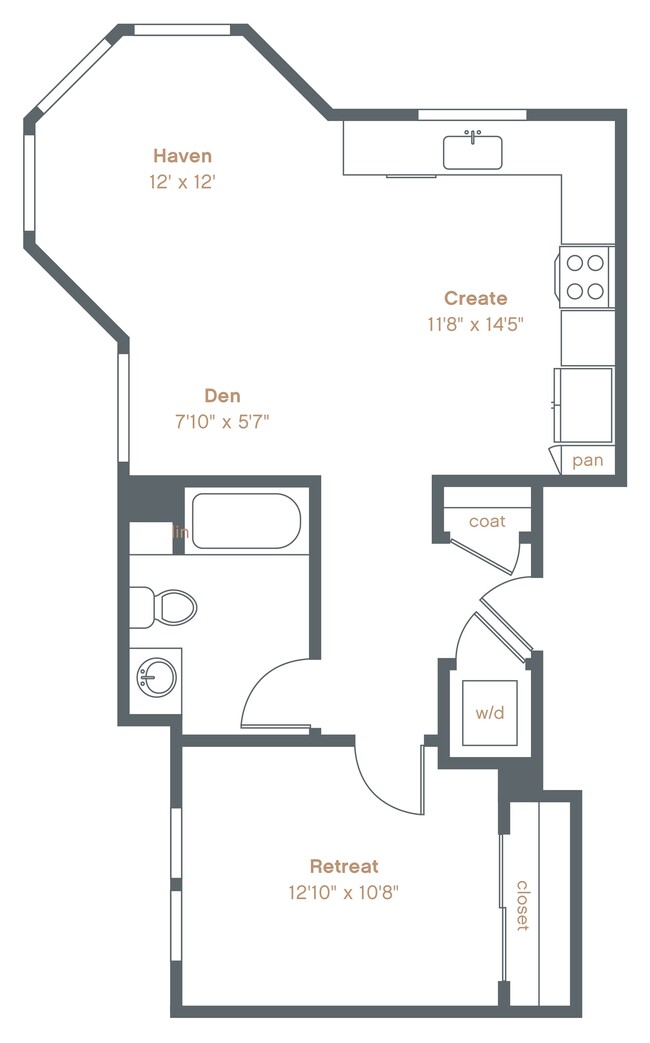 Floorplan - Alexan Downtown Danville