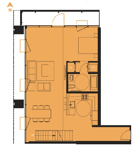 UNIT #807 - The Elysian Apartments