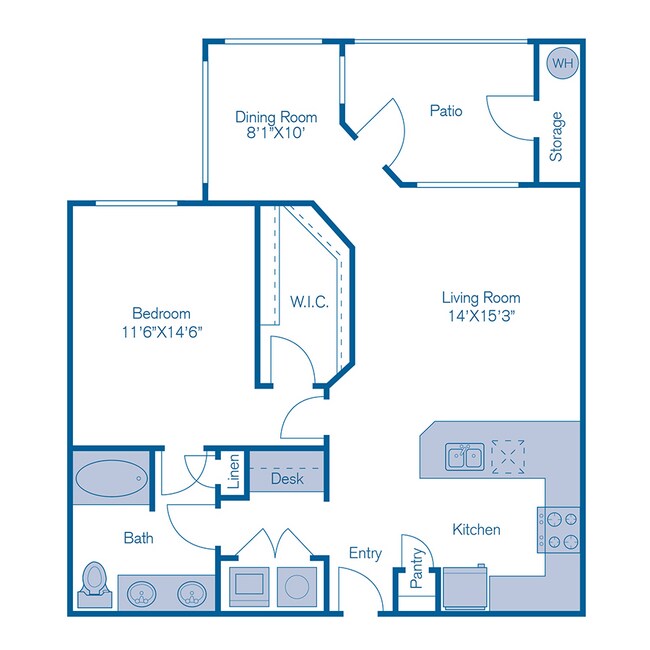 Floorplan - Bridge at Southpark Meadows
