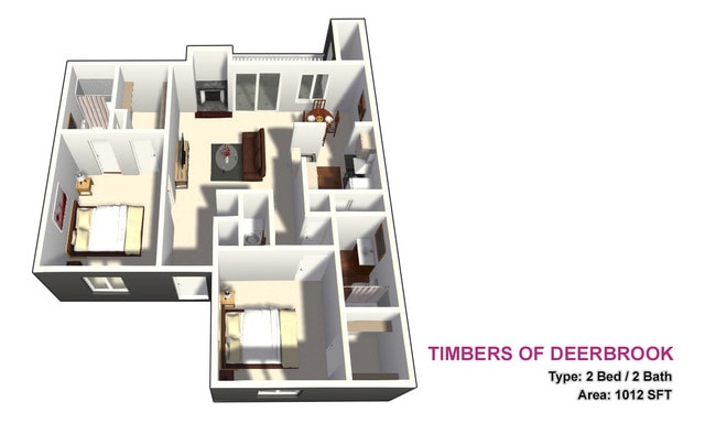 Two Bed / Two Bath - Timbers of Deerbrook