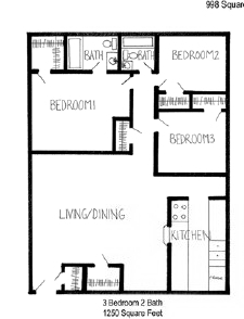 3BR/2BA - Twelve33 At Cavender