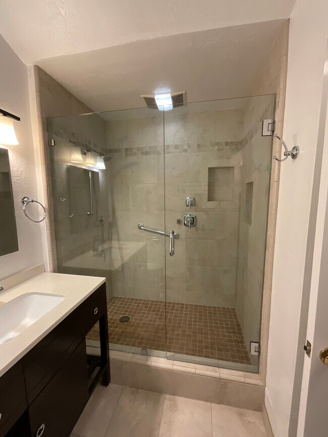 Large walk-in shower - 2452 Harding Ave