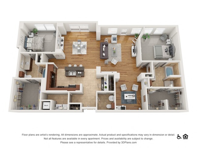 Floorplan - The Residence at Southpark