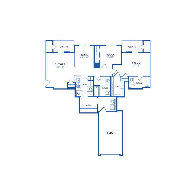 Floorplan - Huntington Townhomes