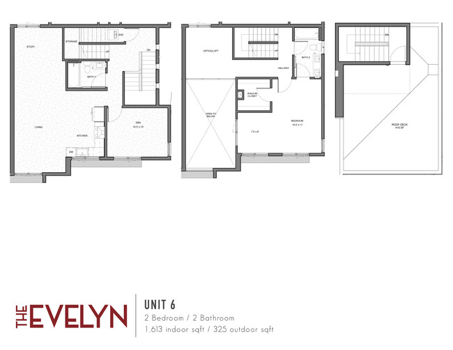 Floorplan - The Evelyn Townhomes: Luxe Living in the H...