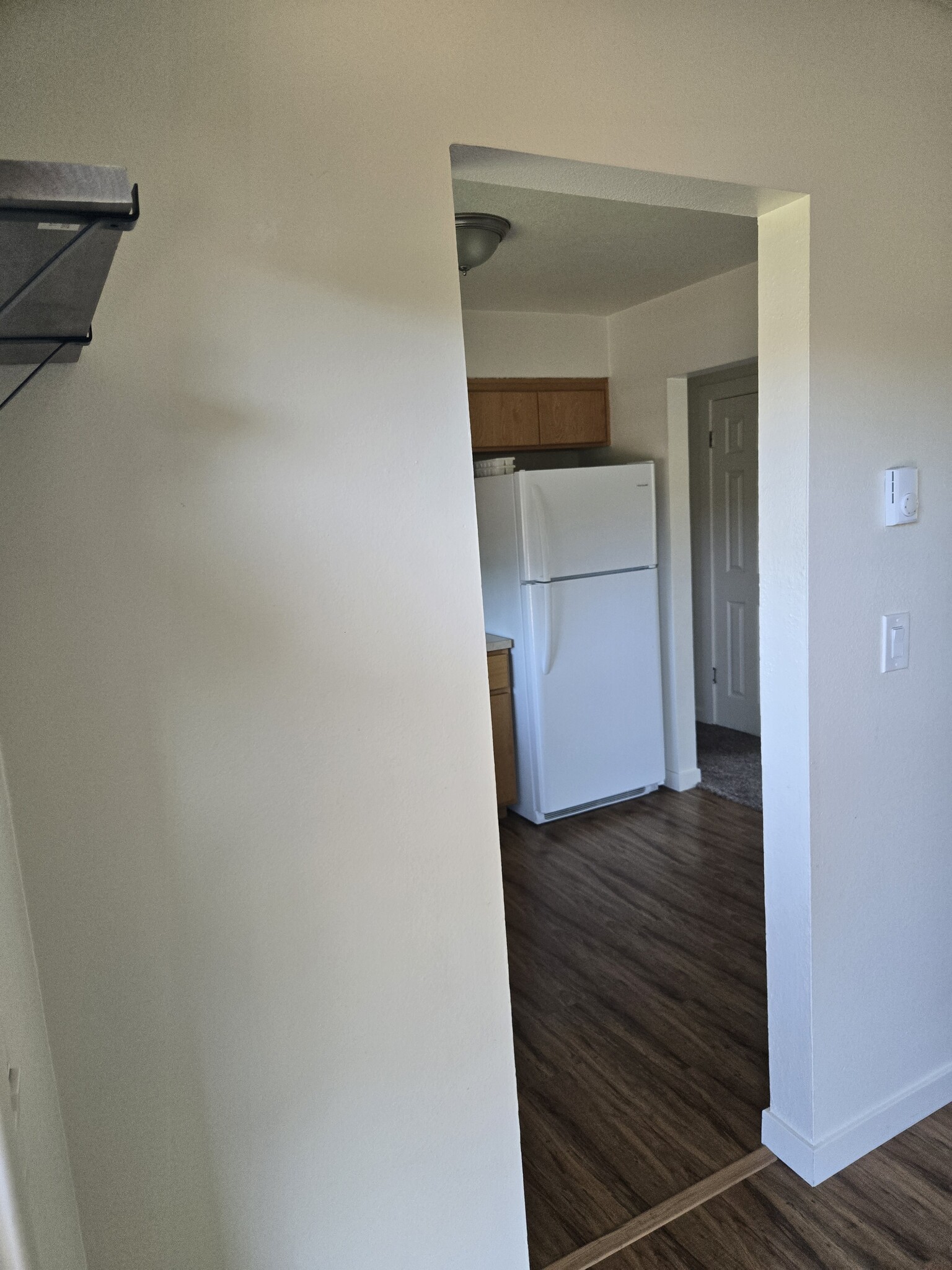 Kitchen from dining room - 101 Spencer Creek Rd