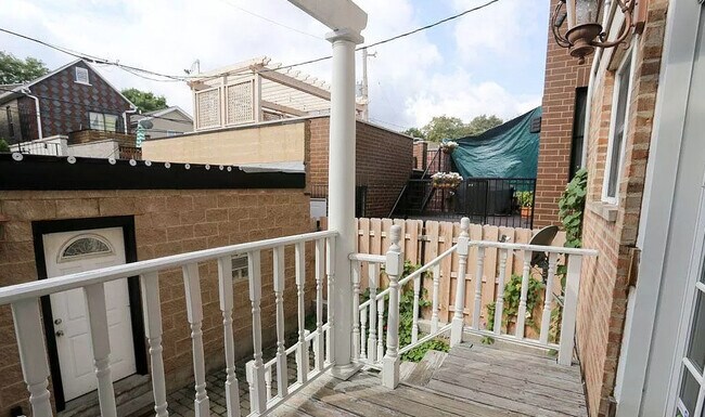 Back Patio, and Garage - 2039 W Homer St