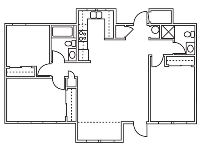 Floorplan - Harvard Street Apartments