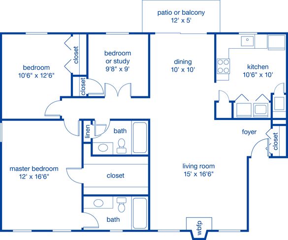 Floorplan - Merrick Place