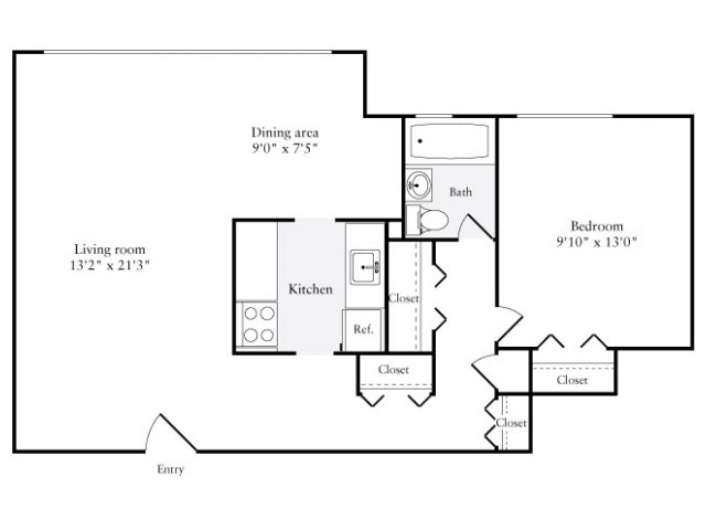 Floorplan - eaves Glover Park