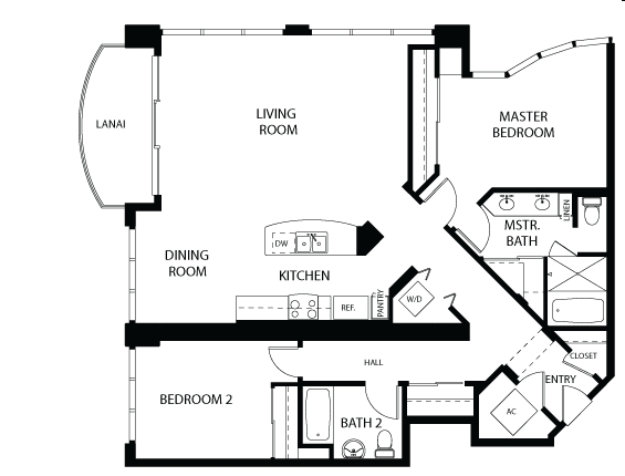 2BR/2BA - Allure Waikiki