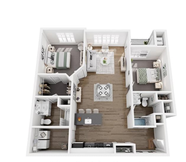 The Crest Floor Plan - Garrison Heights at Susquehanna Union Green