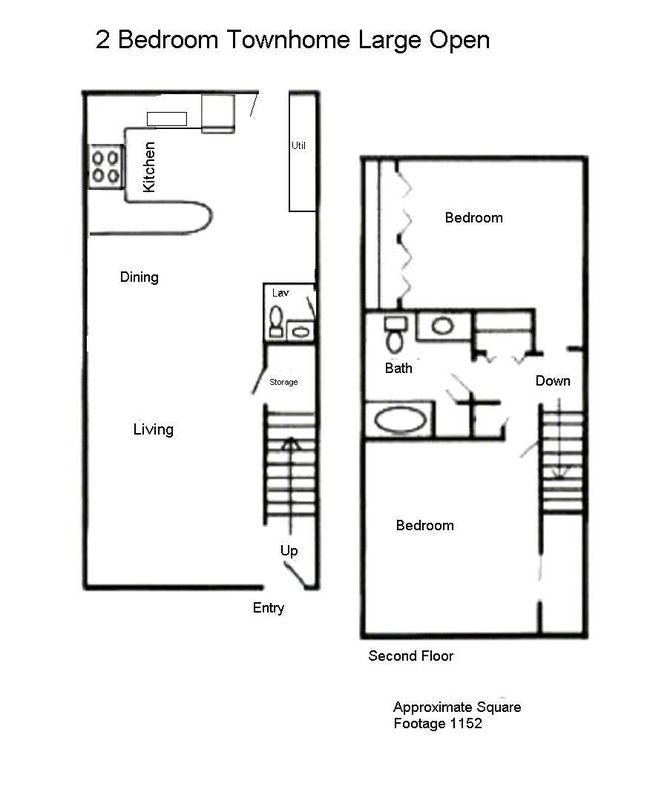 2BR/1.5BA - Stonebrook Townhomes