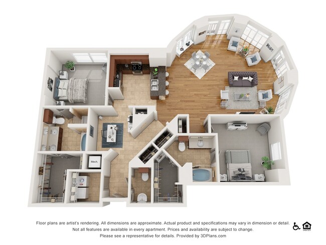 Floorplan - The Residence at Southpark