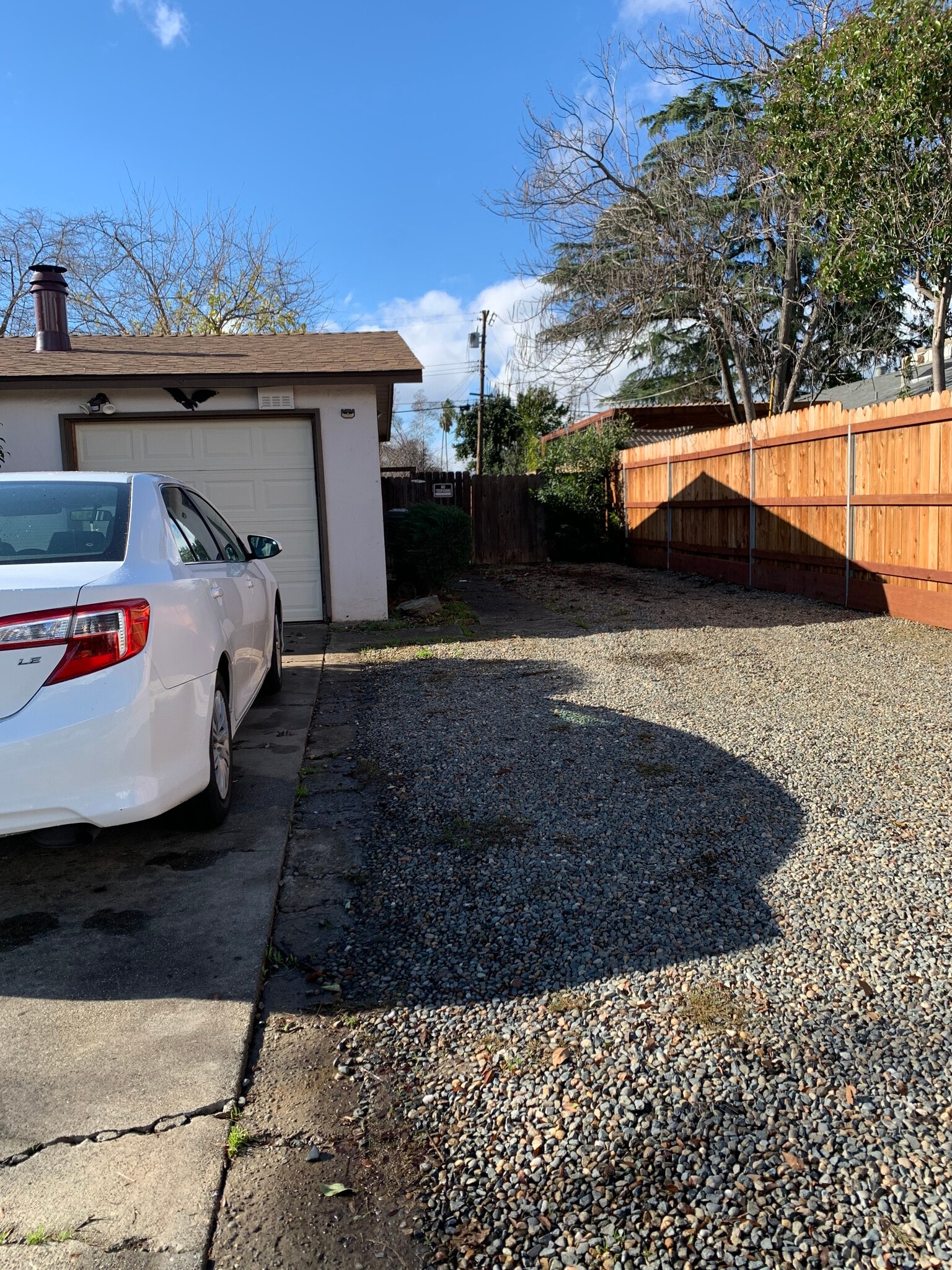 RV parking and entrance - 7110 Celia Ave