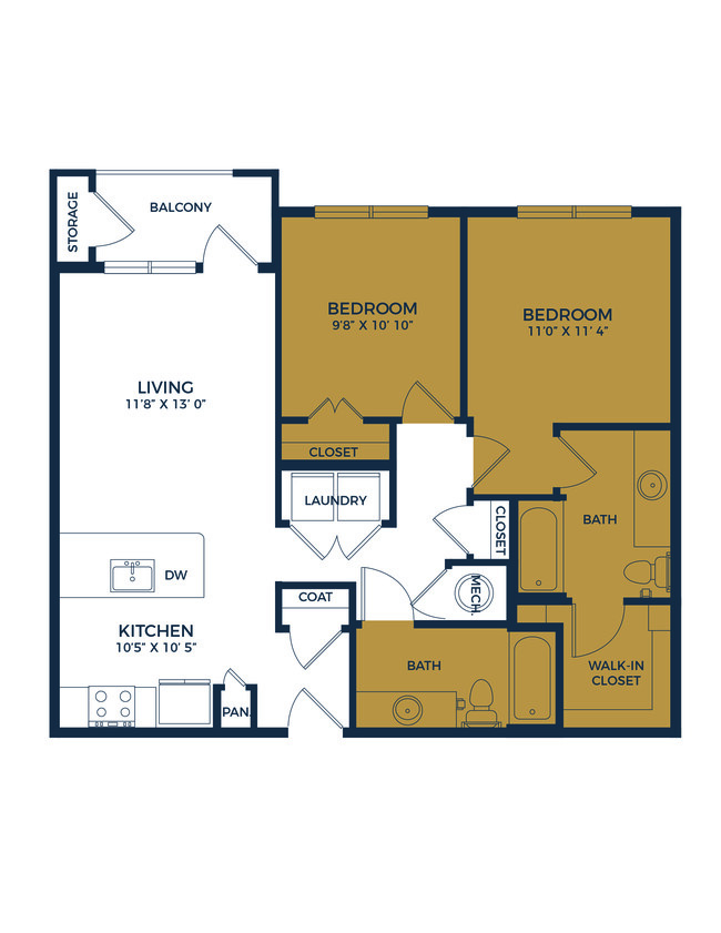 Floorplan - The Pointe at Bayou Bend