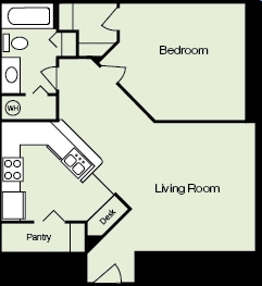 1BR/1BA - Matthew Ridge Apartments