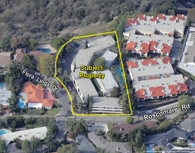 Aerial Photo - 2301 Roscomare Road