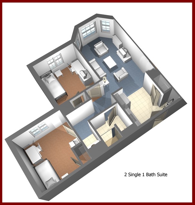 2BR/1BA - Watson Hall