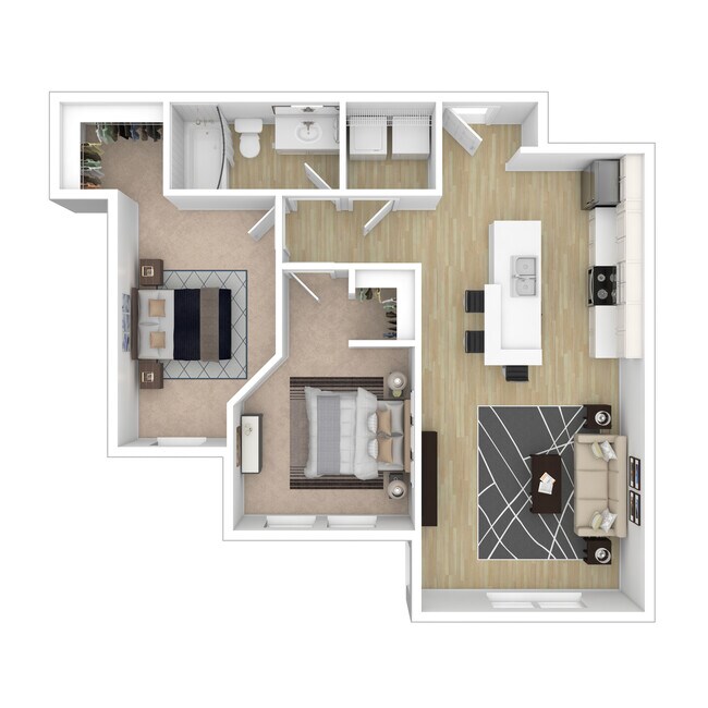 Fawn Floorplan 2x1 - Homestead Landing
