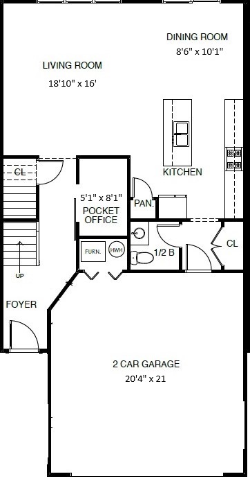 Floorplan - Ravina Townhomes