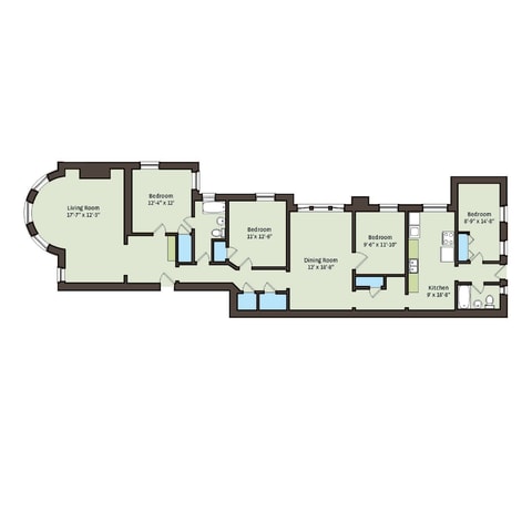 Floorplan - 1358 E. 58th Street