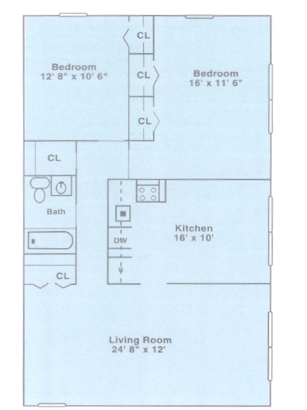 2BR/1BA - Landon Court Apartments in Lansdowne, PA