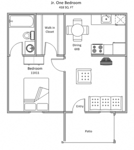 1BR/1BA - Green Leaf At Broadway