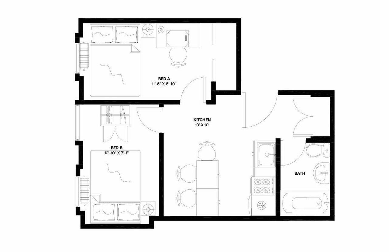 Building Photo - Private bedroom in 2 bed/1 bath Home