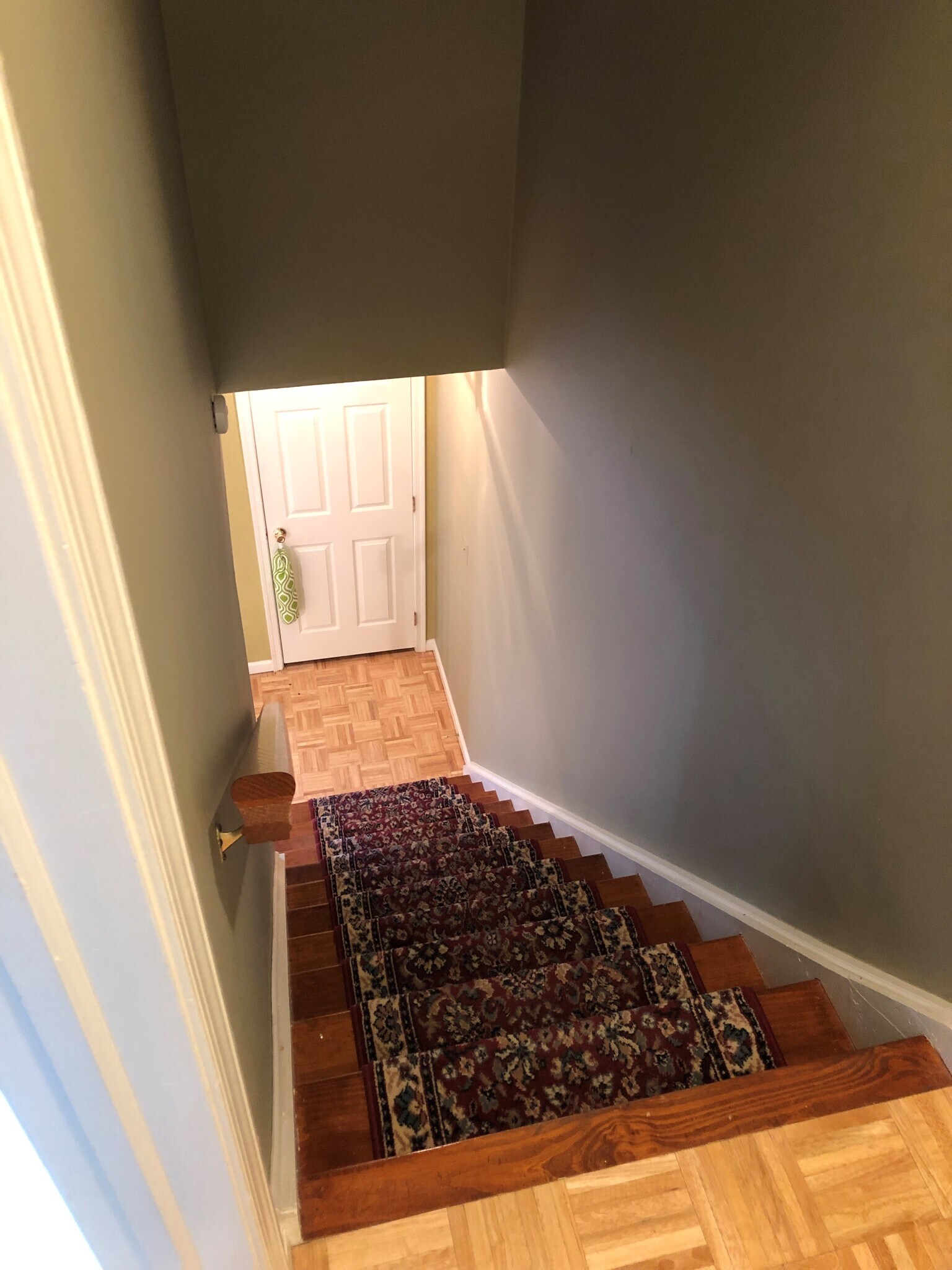 Stairway Down to First Floor - 842 Belmont Dr