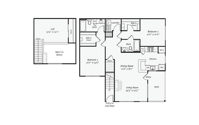 Floorplan - Orchards Apartments