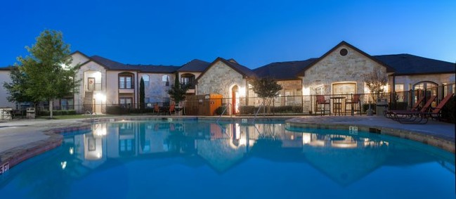 Pool at Night - The Cove at Saddle Creek