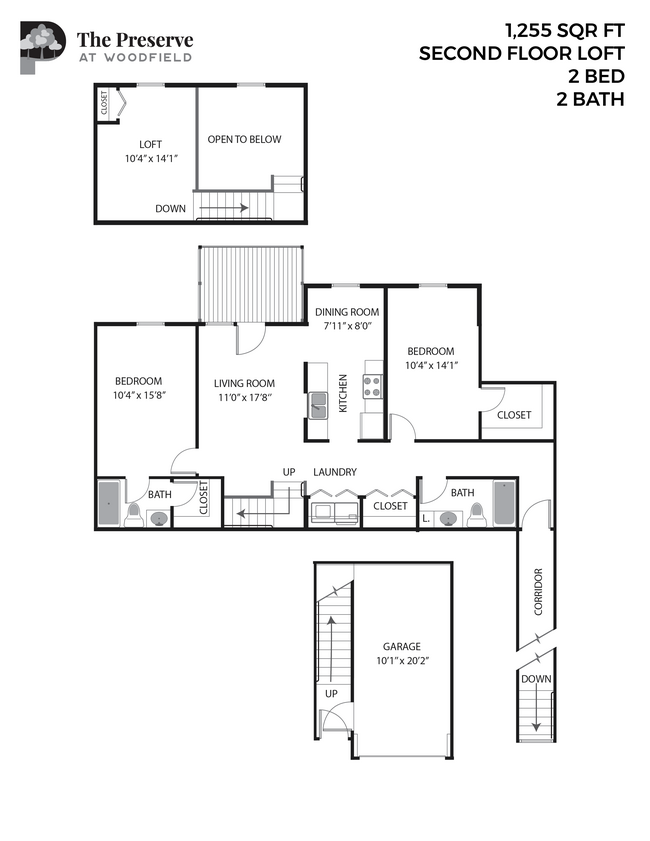 Floorplan - The Preserve at Woodfield