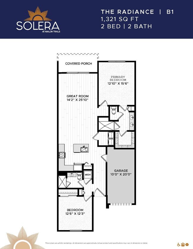 Floorplan - Solera at Avalon Trails