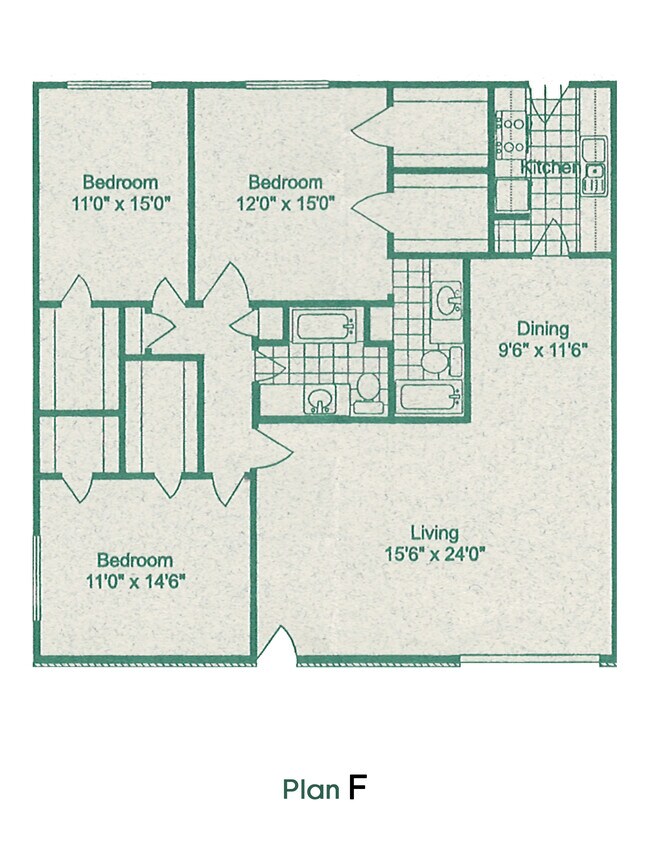 Floorplan - Amherst Apartments