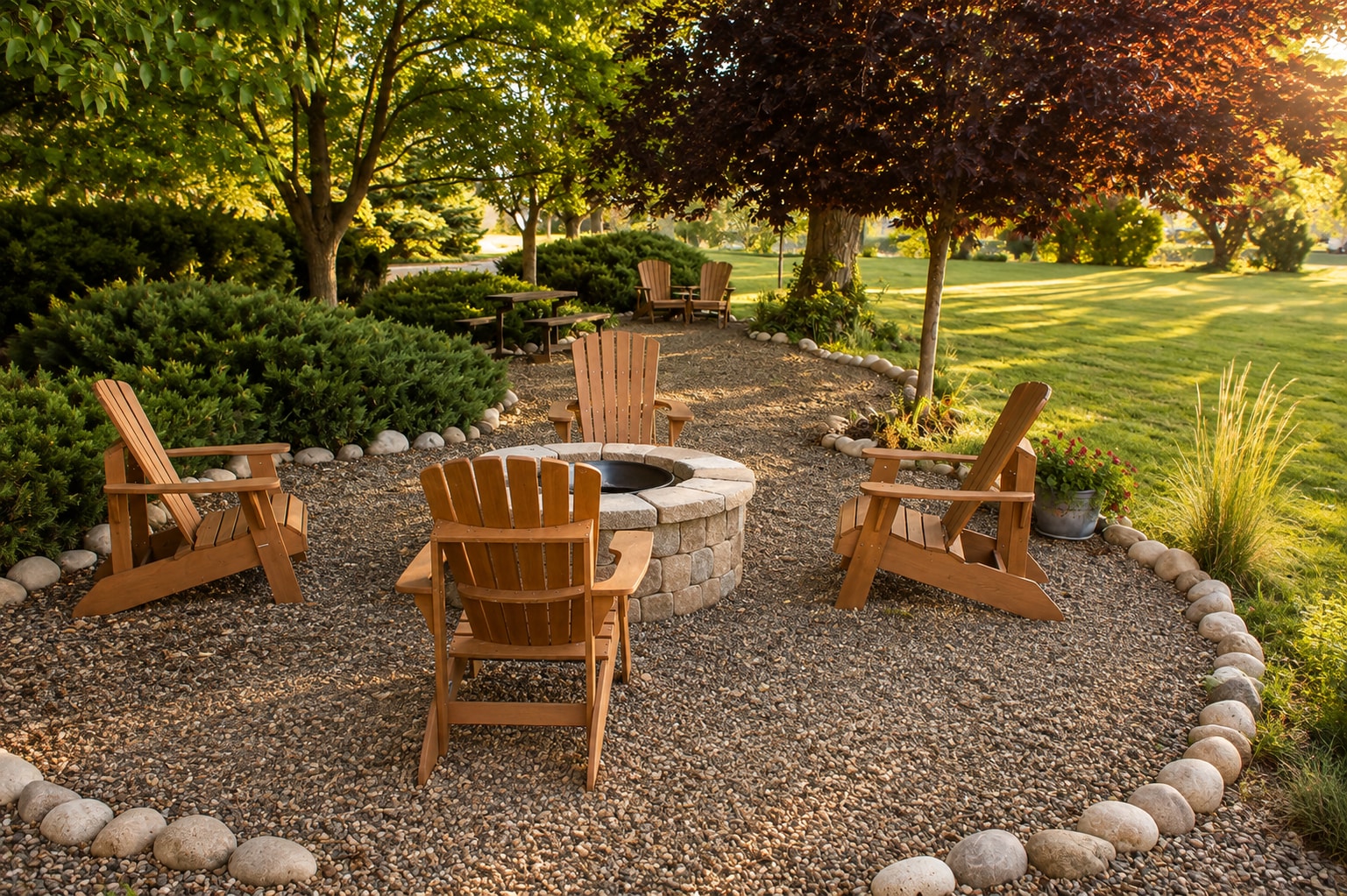 Outdoor Area Firpit - 2971 Mumbarto Ave
