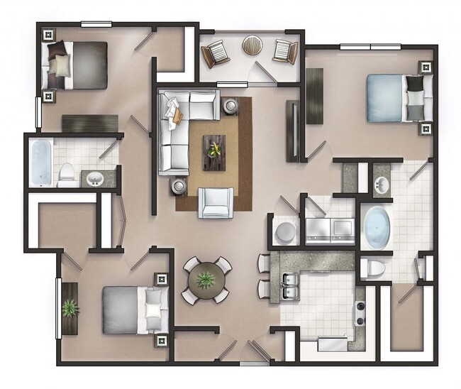 Floorplan - Lakeside Villas