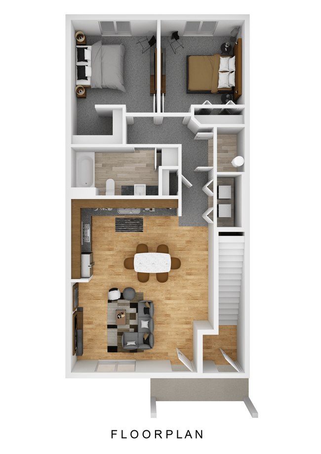 Floorplan - Lacey Village Townhomes