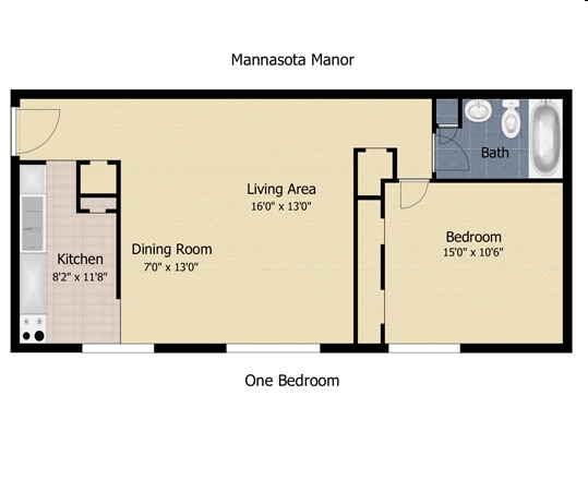 1BR/1BA - Mannasota Manor