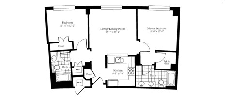 2BR/2BA - The Jamieson