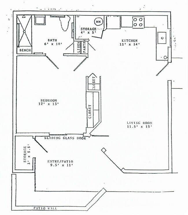 Floorplan - Sweetwater Gardens Apartments