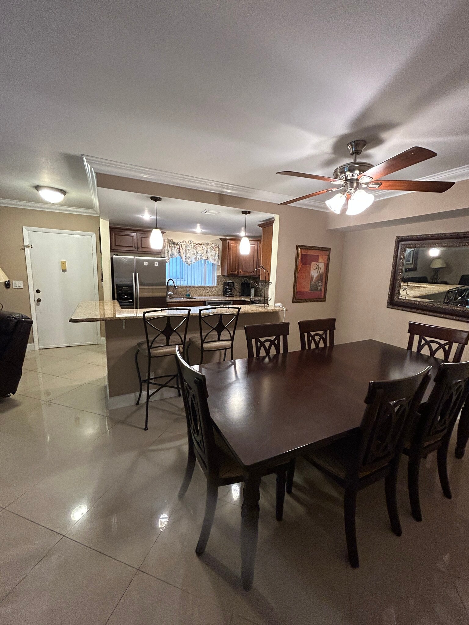 view of dining and kitchen - 225 Deer Creek Blvd
