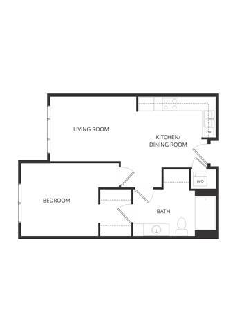 Frederick 1A 1x1 - Frederick Lofts