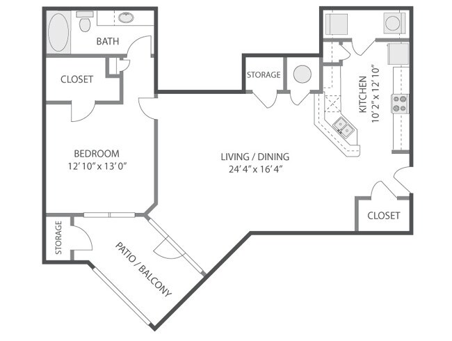 Floorplan - AMLI Quadrangle