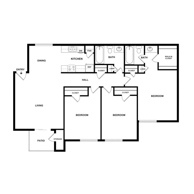 Floorplan - Southstead Apartments