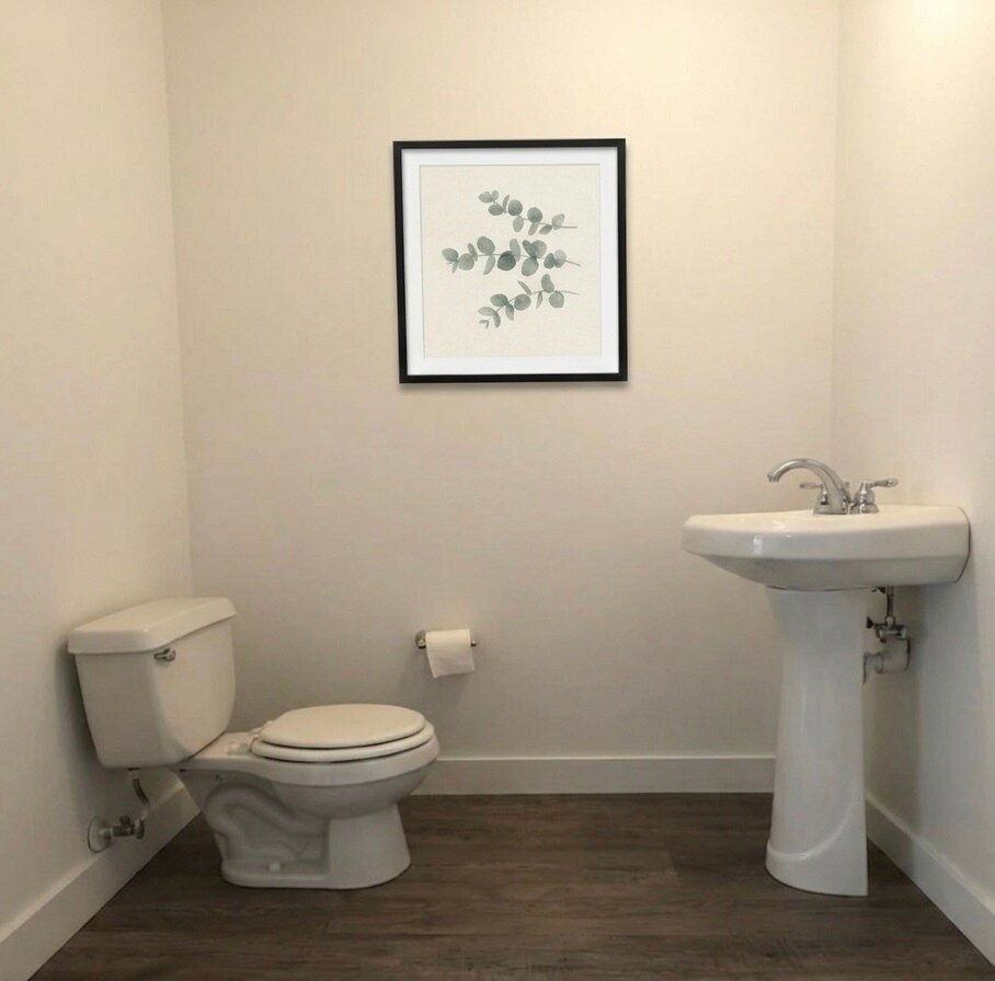 Downstairs half bath - 1366 Fredericks St