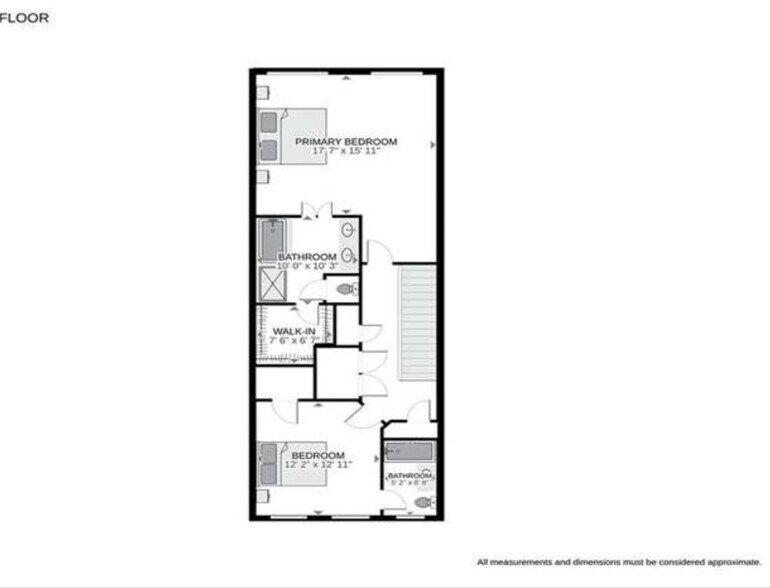 Second Floor Layout - 1553 Mosaic Way