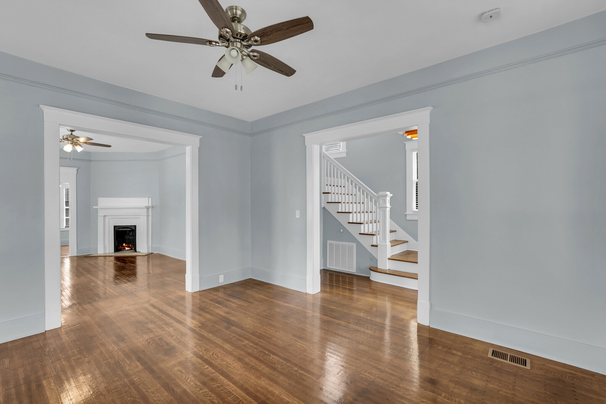 Living Room and Dining Area - 537 E 40th St