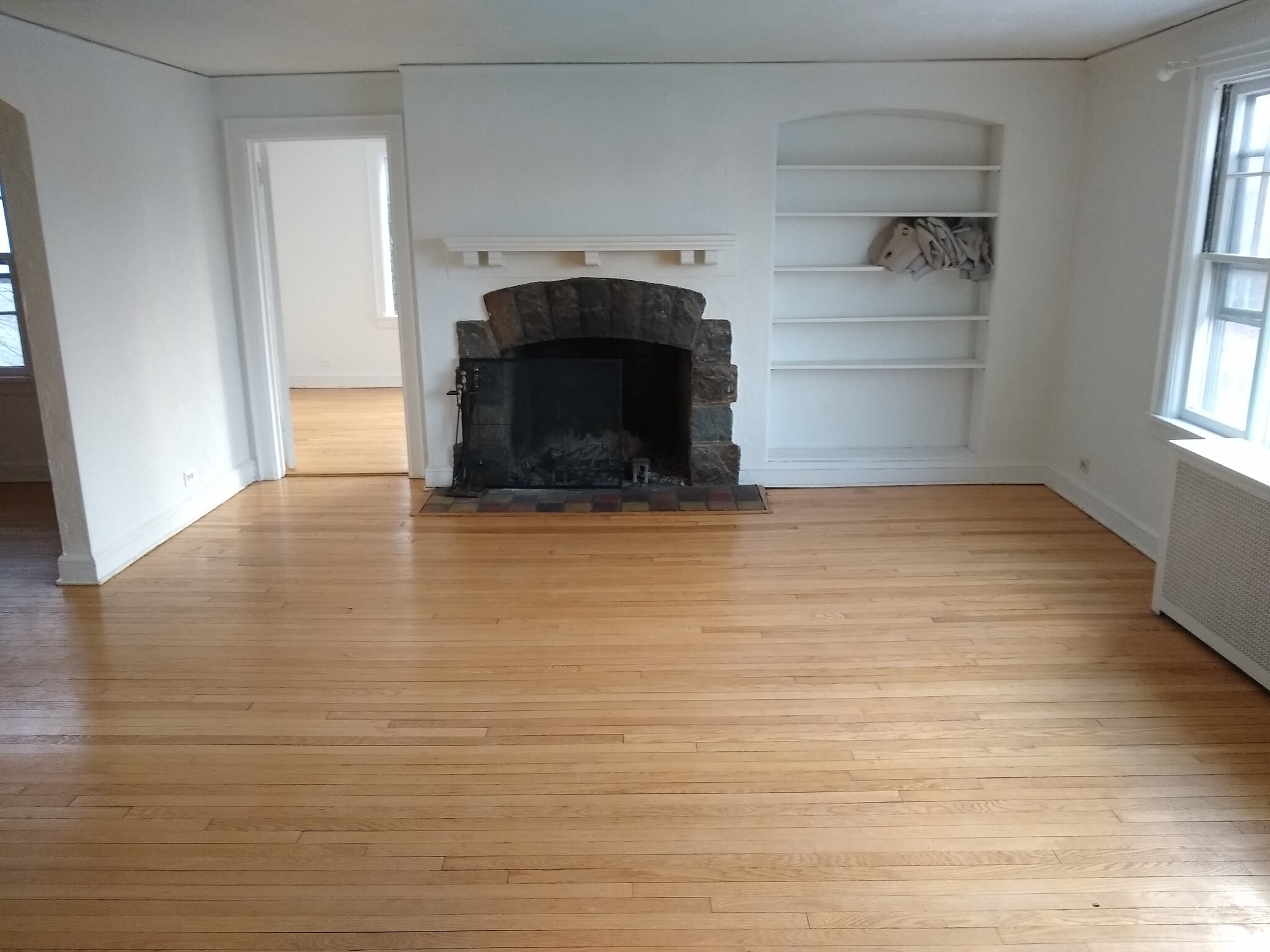 Living room with Fireplace - 310 Sixth Ave